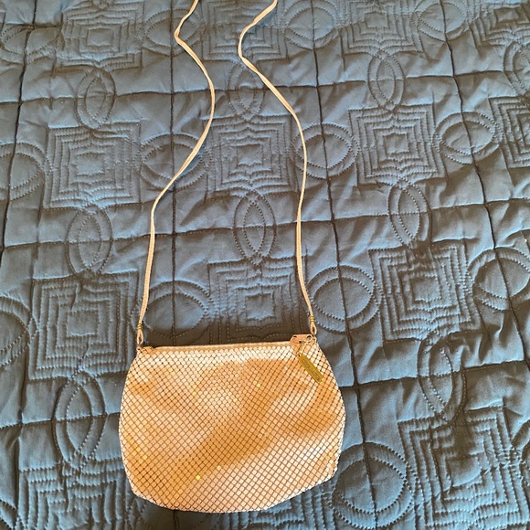 Vintage Pink Whiting and Davis International Mesh shoulder bag - Picture 1 of 9